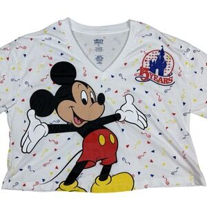 Disney Parks 50th Anniversary Vault‎ Collection Women's Crop Top Short Sleeve XS
